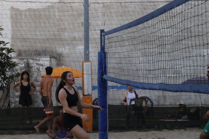 partita di beach volley